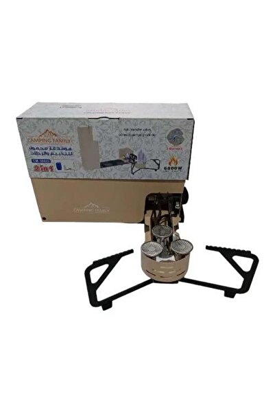 CAMPING FAMILY Portable Gas Stove 3 Burners