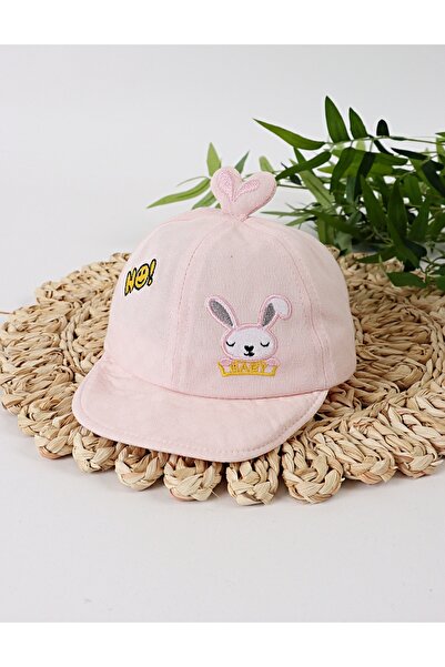 MiniKids Παιδικό καπέλο, Μωρό κουνέλι, ροζ