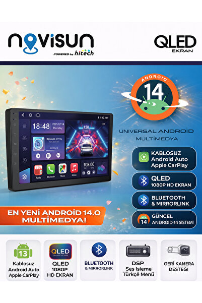 NAVİSUN | NV-4002 | 10.1 inç | Android 14 | Carplay+Android Auto | Multimedya...