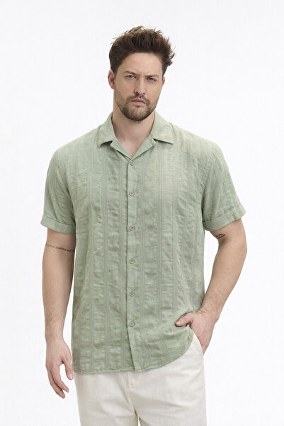 Heaven Ephesus Πουκάμισο με γιακά και σχέδιο μουσελίνας - 4140