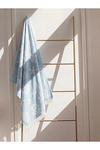 LC Waikiki Πετσέτα Peshtemal με μικτά σχέδια από κοχύλια 90x165 εκ. (S6)