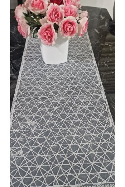 Lavanderi French Lace One-Piece Runner, Table & Coffee Table Cover, Dowery Ru...
