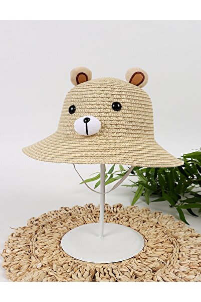 MiniKids Palarie Tuco Bear, model crem