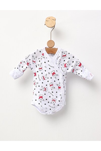 MiniKids Κορμάκι ML τυπωμένο με χαριτωμένο σκυλάκι κόκκινο Ρουμανία