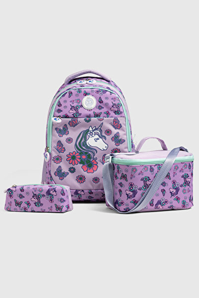 By Hakan My Polo 2075 Σετ 3 τεμαχίων τσάντα δημοτικού σχολείου για κορίτσια μ...