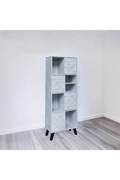 Al Saadah Home رف متعدد الأغراض - 160×60×32 - رمادي
