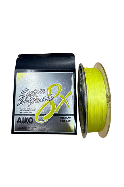 esca fishing خيط صيد إيكاتو أيكو 150 متر 8x مجدول باللون الأصفر