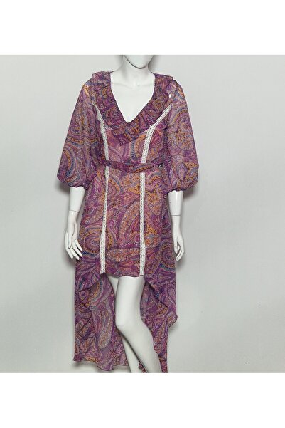 FASHION Δείγμα μακρύ φλοράλ φόρεμα