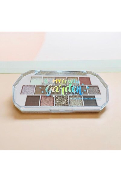 Forface My Lovely Garden 16-Piece Eyeshadow Palette – Shimmer & Matte Colors – Intense Pigment Eyeshadow Set