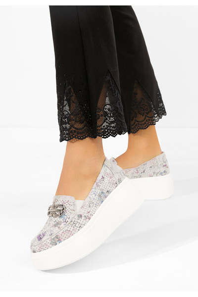 B T Shoes Mocasini dama piele Brinleya multicolori