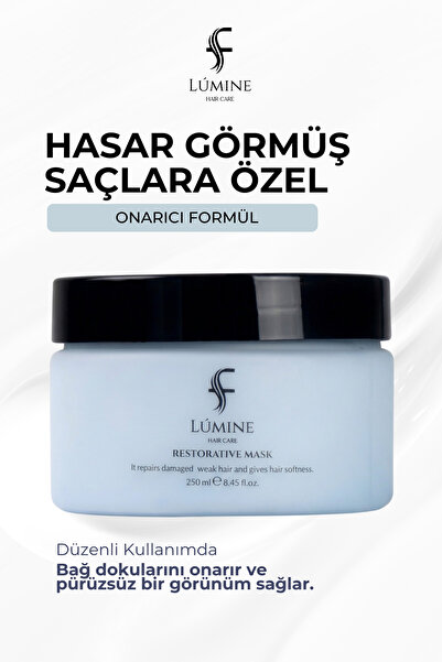 LÚMINE HAIR CARE RESTORATIVE MASK - ONARICI MASKE - 250 ML.