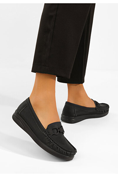 B T Shoes Mocasini dama Cristiena negri