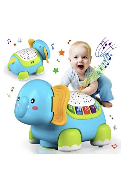 OEM Διαδραστικός μουσικός ελέφαντας με τηλεχειριστήριο – φώτα, ήχοι και προβο...