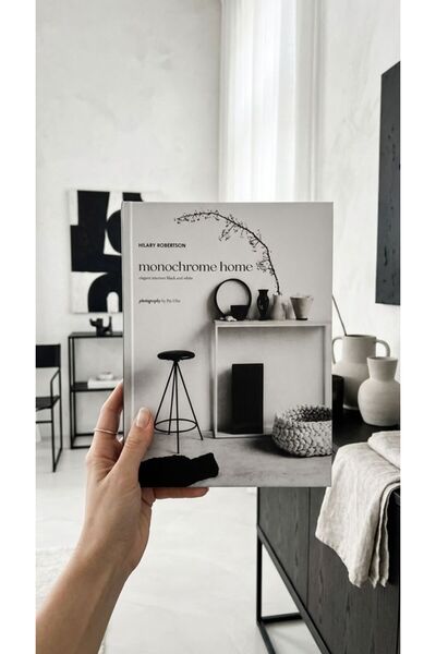 Kutuperest Monochrome Home Dekoratif Kitap Kutusu