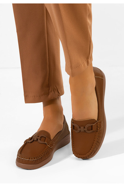 B T Shoes Mocasini dama Cristiena camel
