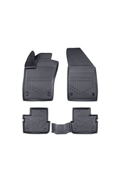 CED AUTO TRADE Σετ λαστιχένιων πατακιών αυτοκινήτου για Fiat Tipo, Egea Hybri...