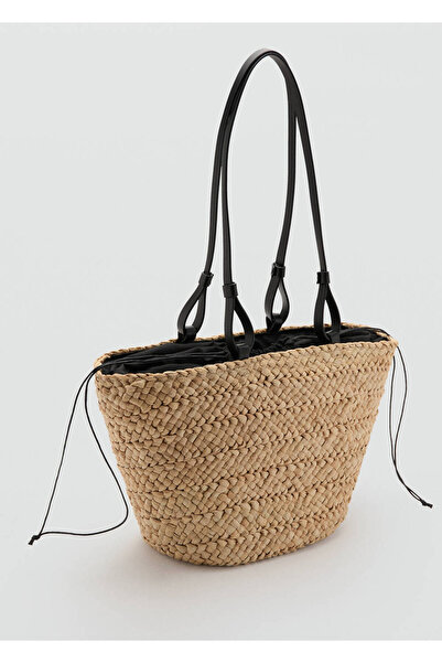 Mango Teen Doğal lifli sepet çanta
