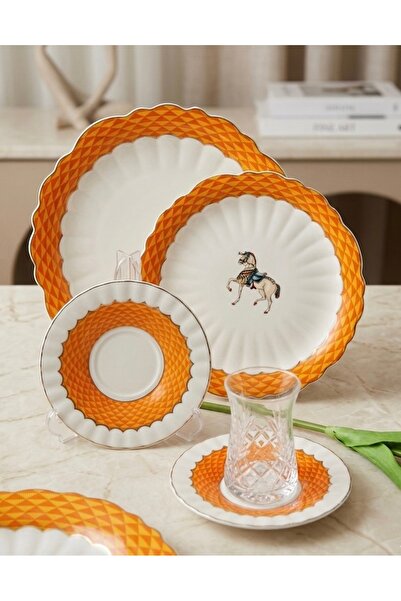 Fleurs Chic Home Cheval Royale Pasta Takımı