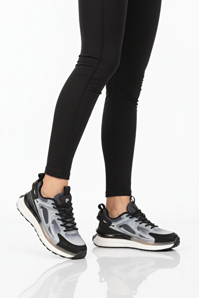 Pierre Cardin Γκρι Μαύρο Διχτυωτό Ελαφρύ Εύκαμπτο Πάτο Μνήμης Unisex Αθλητικά...