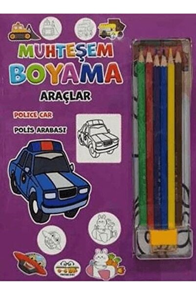 Timaş Yayınları لوحة رائعة - أدوات + 6 أقلام تلوين