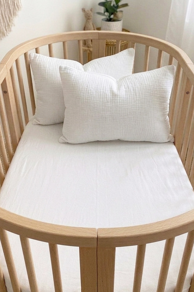 Soho Organics 2-Piece Muslin Baby Kids Pillowcase Wrap 100% Cotton 35X45 cm
