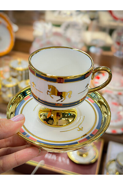 Fleurs Chic Home Goldie Fincan Takımı 6 Kişilik