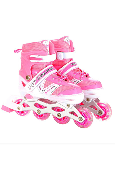 OEM Ρυθμιζόμενα Πατίνια για Παιδιά 2 σε 1, Ρόδες Σιλικόνης με LED, Σύστημα Ασ...