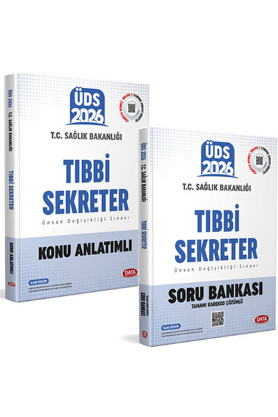 Data Yayınları 2026 ÜDS Sağlık Bakanlığı Tıbbi Sekreter Ünvan Değişikliği Kon...