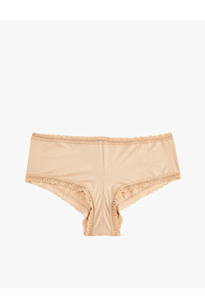 Koton Άνετο εσώρουχο χιπστερ με δαντέλα και λεπτομέρειες