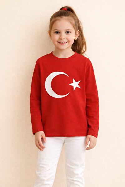 Bilge Trend Μακρυμάνικο βαμβακερό μπλουζάκι με στάμπα φεγγάρι-αστέρι για γιορ...