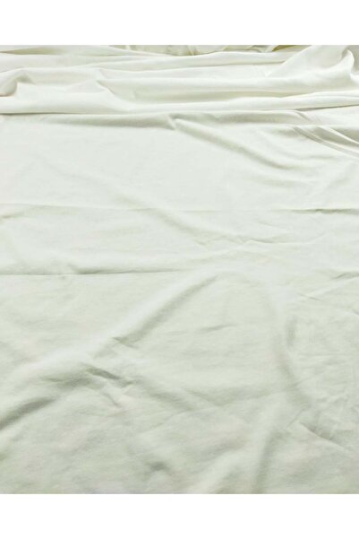 Kumaş Parça Ύφασμα Εκρού Σούπερ Μειντζέ Βαμβακερό Χτενισμένο Πλάτος: 160 εκ.