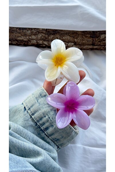 YOYYO Κίτρινο και πράσινο της μέντας Σετ με δύο κλιπ μαλλιών Lotus - Τροπικά ...