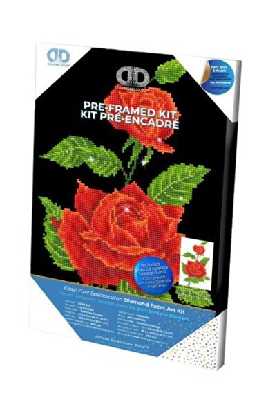 diamond dotz Broderie Roșu Trandafiriu DDK5025