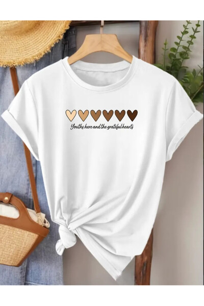 Frisson Oversize T-shirt 100% βαμβακερό Unisex Άνετη εφαρμογή Τάση Νέα Σεζόν