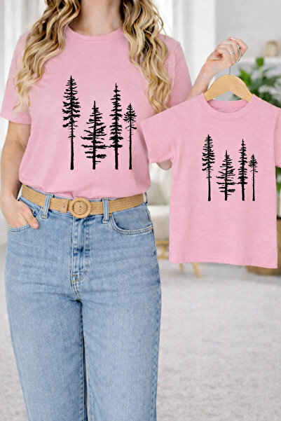 VODEXA Majka Unisex Dječja Kombinacija Oversize T-Shirt Dvostruka T-Shirt PIN...