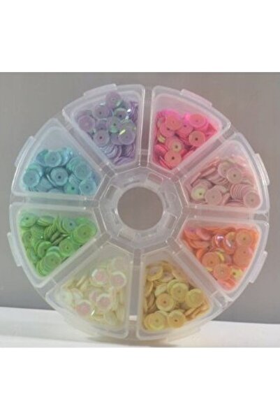 Galeria Paiete 8 culori pastel 6mm 40g