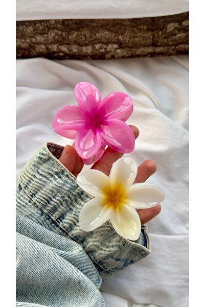 YOYYO Κίτρινο και πράσινο της μέντας Σετ με δύο κλιπ μαλλιών Lotus - Τροπικά ...