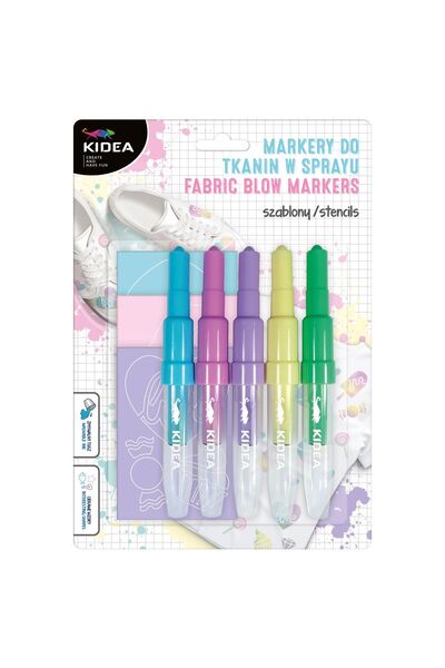 Derform Marker pentru textile și încălțăminte, 5 culori, pastă, SABER