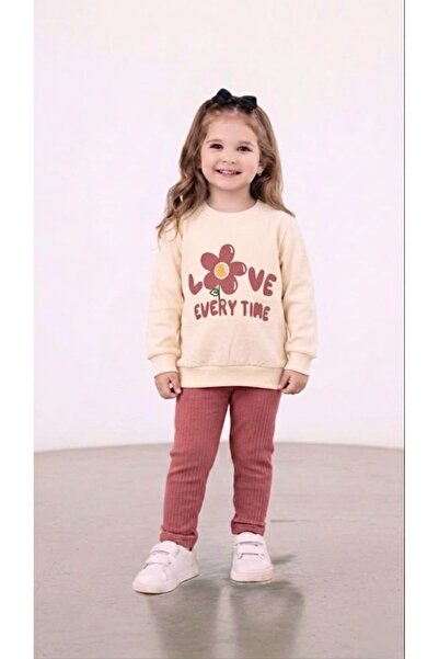 Stilera Girl's Printed Sweatshirt and Ribbed Leggings Seasonal Top and Bottom...