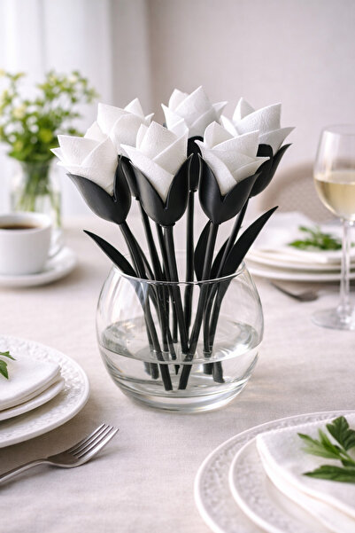 Triforge3D Tulip Design Decorative Napkin Holder – Minimal Desktop Accessory ...