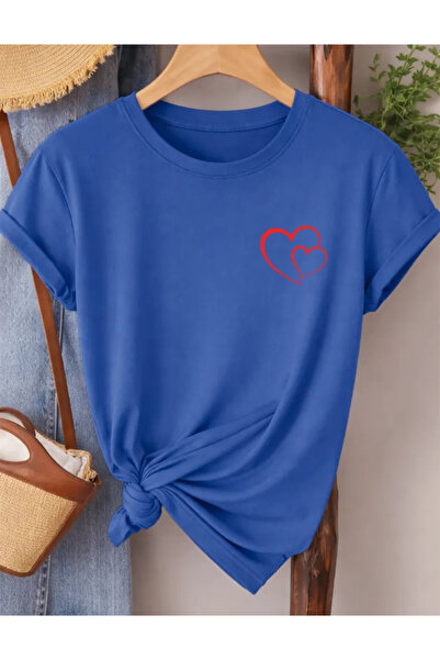 Nebulaa Tekstil Oversize T-shirt 100% βαμβακερό Unisex Άνετη εφαρμογή Τάση Νέ...