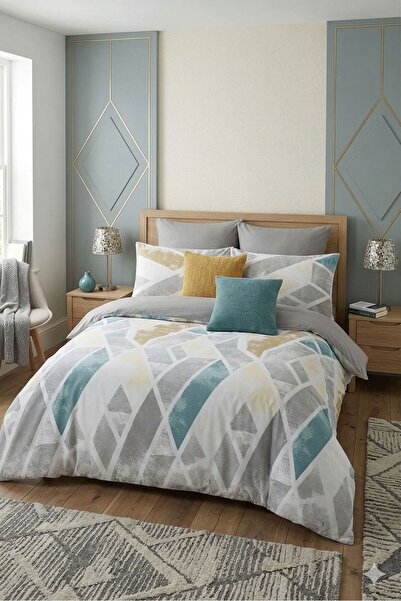 karanihome طقم غطاء لحاف مزدوج الجوانب لسرير مزدوج