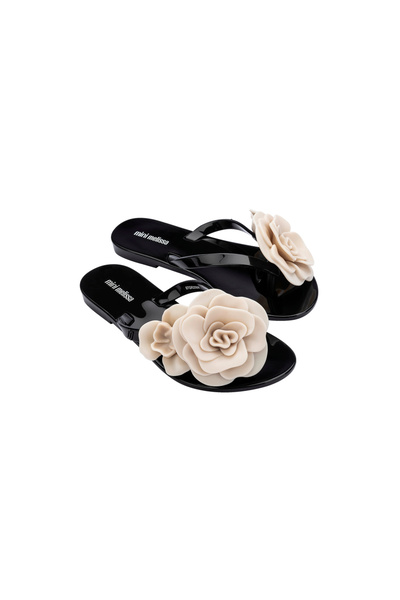 Mini Melissa هارمونيك بيتالز INF شبشب للأطفال البنات 37821-أسود