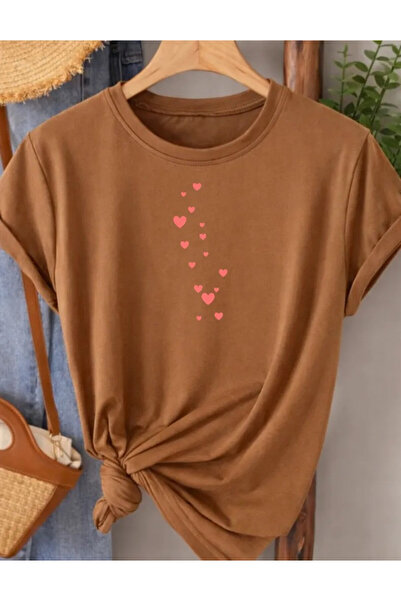 Nebulaa Tekstil Oversize T-shirt 100% βαμβακερό Unisex Άνετη εφαρμογή Τάση Νέ...