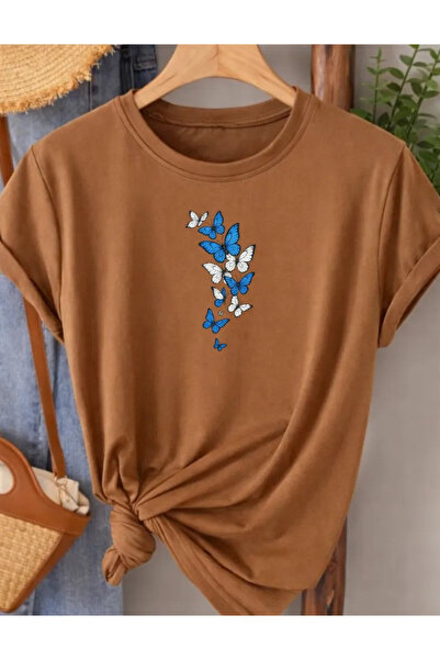 Nebulaa Tekstil Oversize T-shirt 100% βαμβακερό Unisex Άνετη εφαρμογή Τάση Νέ...