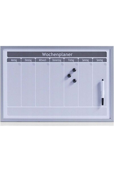 zeller Tablă magnetică WOCHENPLANER + 3 magneți, 60x40 cm
