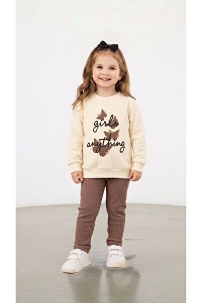 Stilera Girl's Printed Sweatshirt and Ribbed Leggings Seasonal Top and Bottom...
