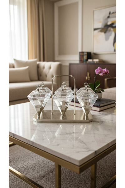 Generic High-End Design Dessert and Nut Plate Holder Dish Set for Entertainin...