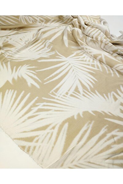 Kumaş Parça Ύφασμα λινό βισκόζης σε χρώματα Milk Coffee Ecru 150x230cm