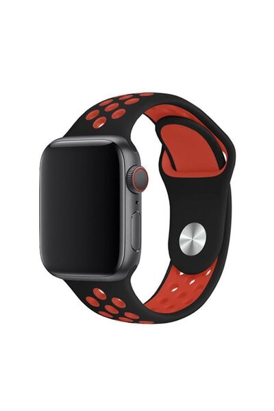 WIWU Dual Color Sport Black/Red Λουράκι Apple Watch 38/40/41/42mm Series 10 2024